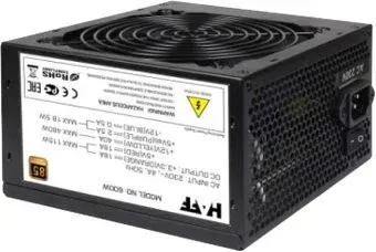 HAFF 600W 120mm APFC 80+ Bronze Без кабеля