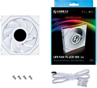 Lian Li Uni Fan TL LCD 120 Reverse G99.12RTLLCD1W.R0