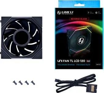 Lian Li Uni Fan TL LCD 120 Reverse G99.12RTLLCD1B.R0