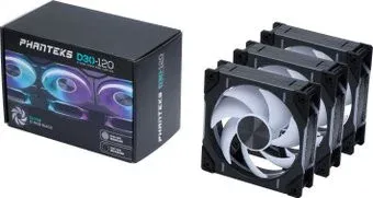 Phanteks D30-120 D-RGB Regular Black Triple PH-F120D30_DRGB_PWM_BK01_3P