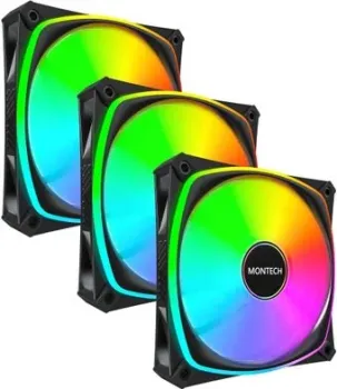 Montech AX120 PRO ARGB PWM 3 IN 1 (черный)
