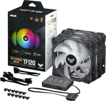 ASUS TUF Gaming TF120 ARGB Triple Fan Kit Black Edition