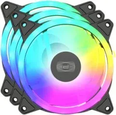PCCooler F3 T120 ARGB (черный, 3 шт.)