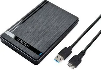 USBTOP SATA – MiniUBS – USB 3.0 (для жесткого диска SSD/HDD 2.5”, черный)