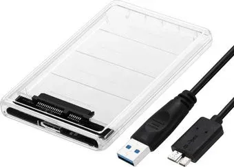 USBTOP SATA – MiniUSB – USB3.0 (пластик, прозрачный)