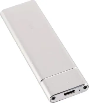 USBTOP SATA – USB3.1 Type-C (для жесткого диска M.2, серебристый)