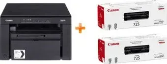 Canon i-SENSYS MF3010 + 2 картриджа 725