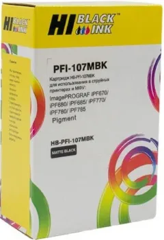 Hi-Black PFI-107MBK (аналог Canon PFI-107MBK)