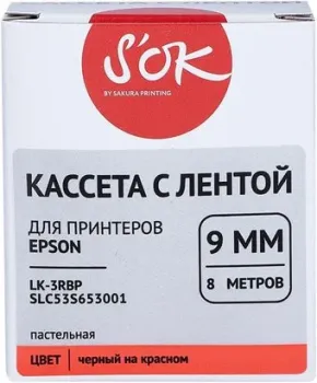 Sakura Printing C53S653001 (черный на красном)