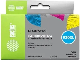CACTUS СS-CD972/3/4 (аналог HP 920XL)