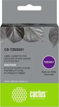 CACTUS CS-TZES251 (аналог Brother TZES251)