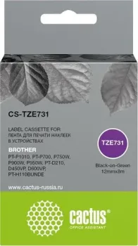 CACTUS CS-TZE731 (аналог Brother TZE731)