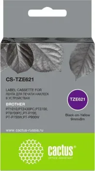 CACTUS CS-TZE621 (аналог Brother TZE621)