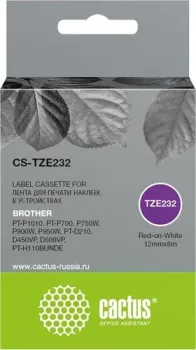 CACTUS CS-TZE232 (аналог Brother TZE232)