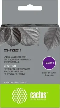 CACTUS CS-TZE211 (аналог Brother TZE211)