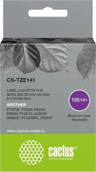 CACTUS CS-TZE141 (аналог Brother TZE141)
