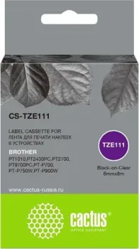 CACTUS CS-TZE111 (аналог Brother TZE111)
