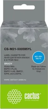 CACTUS CS-M21-500595YL (аналог Brady M21-500595YL)
