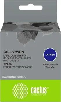 CACTUS CS-LK7WBN (аналог Epson LK7WBN)