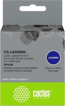 CACTUS CS-LK5WBN (аналог Epson LK5WBN)