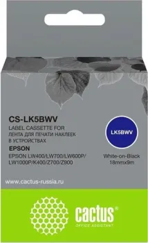CACTUS CS-LK5BWV (аналог Epson LK5BWV)