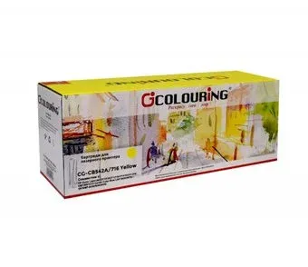 Colouring CG-CB542A/716 (аналог Canon Cartridge 716 Yellow, HP 125A (CB542A))