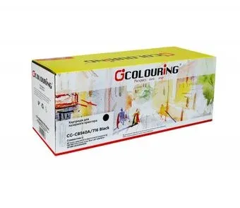 Colouring CG-CB540A/716 (аналог Canon Cartridge 716 Black, HP 125A (CB540A))