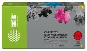 CACTUS CS-PFI320Y (аналог Canon PFI320Y)