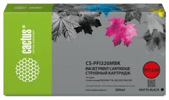 CACTUS CS-PFI320MBK (аналог Canon PFI320MBK)