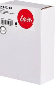 Sakura Printing SI6705B001 (аналог Canon PFI-107 BK)
