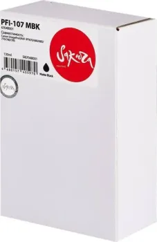 Sakura Printing SI6704B001 (аналог Canon PFI-107 MBK)