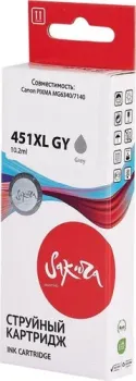 Sakura Printing SI6476B001 (аналог Canon 451XL GY)