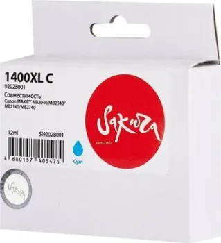 Sakura Printing SI9202B001 (аналог Canon 1400XL C)