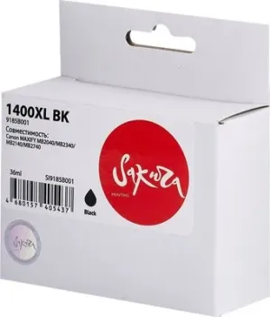 Sakura Printing SI9185B001 (аналог Canon 1400XL BK)