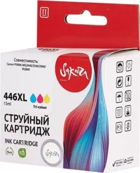 Sakura Printing SI8284B001 (аналог Canon 446XL Color)