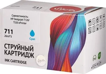 Sakura Printing SICZ134A (аналог HP 711 Cyan)