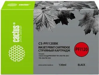CACTUS CS-PFI120BK (аналог Canon PFI120BK)
