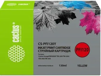 CACTUS CS-PFI120Y (аналог Canon PFI120Y)
