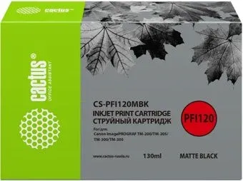 CACTUS CS-PFI120MBK (аналог Canon PFI-120MBK)