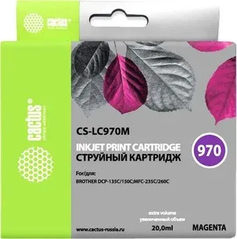 CACTUS CS-LC970M (аналог Brother LC970M)