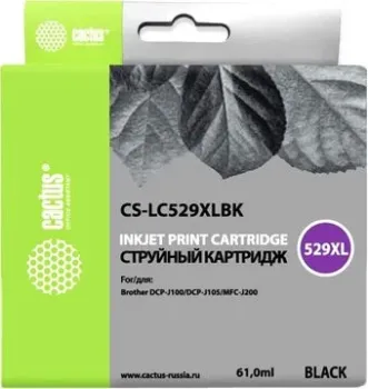 CACTUS CS-LC529XLBK (аналог Brother LC529XLBK)