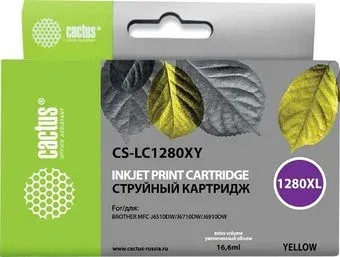 CACTUS CS-LC1280XY (аналог Brother LC1280XLY)