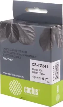 CACTUS CS-TZ241 (аналог Brother TZ241)