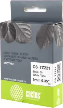 CACTUS CS-TZ221 (аналог Brother TZ221)