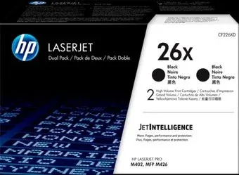 HP 26X 2-pack CF226XD