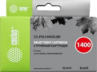 CACTUS CS-PGI1400XLBK (аналог Canon PGI-1400XL BK)