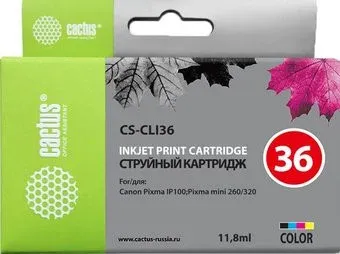 CACTUS CS-CLI36 (аналог Canon CLI-36)