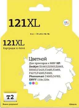T2 IC-H644 (аналог HP 121XL (CC644HE))