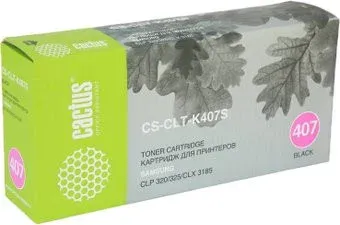 CACTUS CS-CLT-K407S (аналог Samsung CLT-K407S Black)