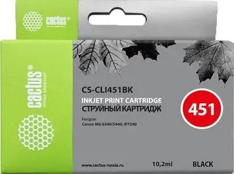 CACTUS CS-CLI451BK (аналог Canon CLI-451BK)